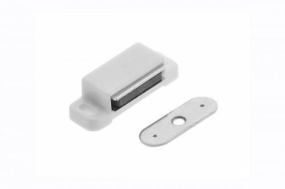 Защелка магнитная белая MG-MENSA-010