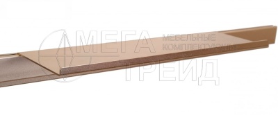 Полка прямая B-Planum шампань 406мм SRK121/CHMP БОЯРД