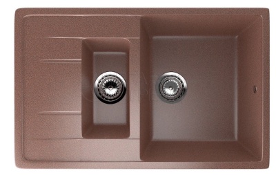 Каменная мойка ES-22-307 терракотовый EcoStone