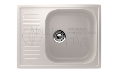 Каменная мойка ES-18-331 белый EcoStone