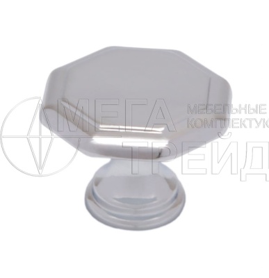 Мебельная ручка кнопка RC013CP.4 (25) хром БОЯРД