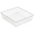 Корзина сотовая 485х485х120, белая