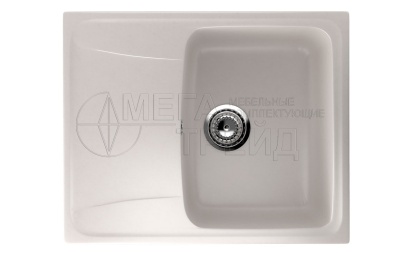 Каменная мойка ES-26-331 белый EcoStone