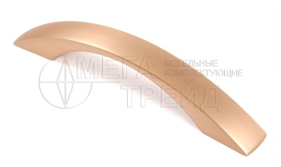 Мебельная ручка RS227MBSG.4/128 (15) Матовое брашированное сатиновое золото 128мм БОЯРД