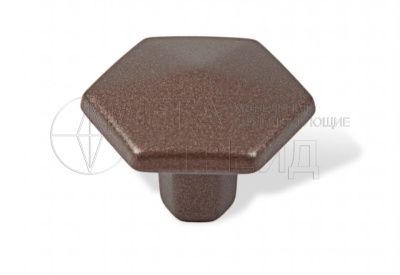 Мебельная ручка кнопка RC505Br.1 MARCO Коричневый