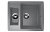 Каменная мойка ES-21-342 графитовый EcoStone, 