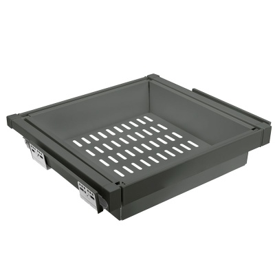 Корзина для белья перфорированная WG-KOSZM90-60 графит