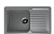 Каменная мойка ES-32-309 темно-серый EcoStone, 