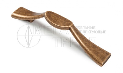 Мебельная ручка RS501MAB.1/96 (25) Матовая старинная латунь 96мм