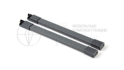Рейлинг прямоугольный графитовый на 300мм для ящика СТАРТ SBR09/GRPH/300 (50) БОЯРД