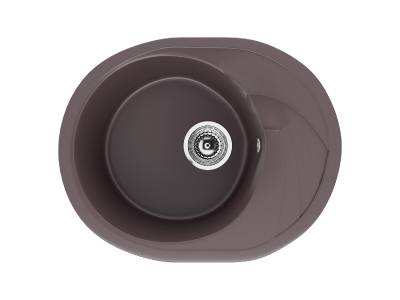 Каменная мойка ES-17-344 ультра черный EcoStone