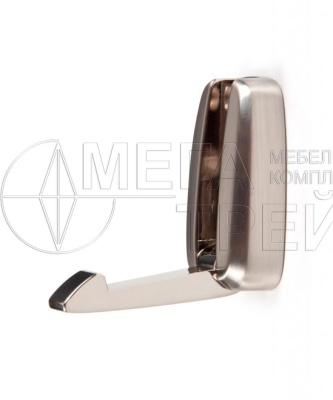 Мебельный крючок K101BSN.7 (50) Атласный никель БОЯРД