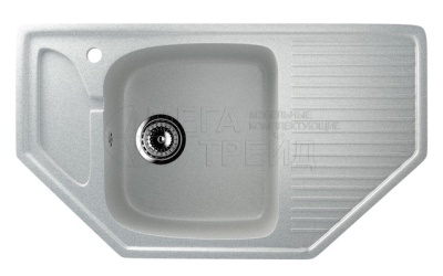 Каменная мойка ES-24-310 серый EcoStone
