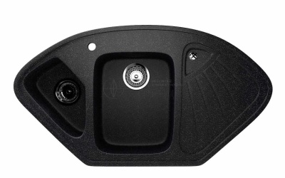 Каменная мойка ES-29-308 черный EcoStone