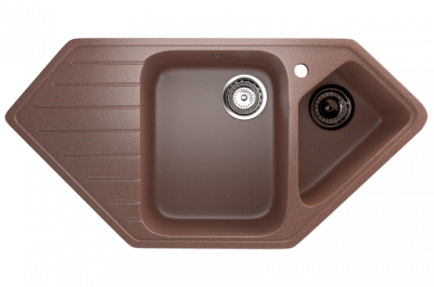 Каменная мойка ES-25-307 терракотовый EcoStone