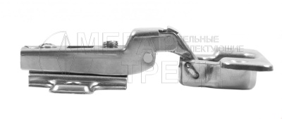 Мебельная петля полунакладная с пружиной обратного хода PUSH H690B02/0112 (200) БОЯРД Мебельная петля полунакладная с пружиной обратного хода PUSH H690B02/0112 (200) БОЯРД