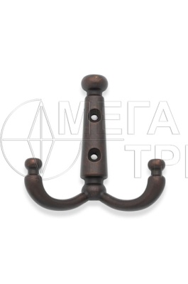 Мебельный крючок K250AC.6 (12) Старинная медь БОЯРД