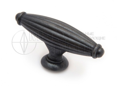 Мебельная ручка кнопка RC021ABL.5 (25) Старинный черный БОЯРД