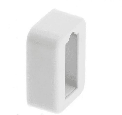 Крепление для штанги прямоугольной белое WG-RDRP-10