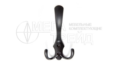 Мебельный крючок K302BL.2 Чёрный матовый БОЯРД