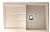 Каменная мойка ES-33-328 бежевый EcoStone, 