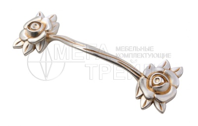 Мебельная ручка LULU ROSE RS087AS/SG.3/128