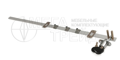 Замок центральный L=600 мм,хром GTV ZZ-C6-288-01