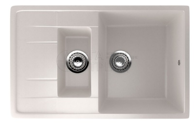 Каменная мойка ES-22-331 белый EcoStone