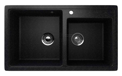 Каменная мойка ES-30-308 черный EcoStone