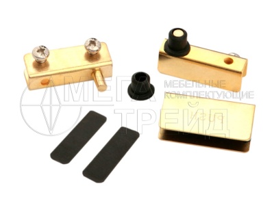 К-т петель для 1 стекл. дв. без сверл.золото , HG001/GP (100) БОЯРД К-т петель для 1 стекл. дв. без сверл.золото , HG001/GP (100) БОЯРД