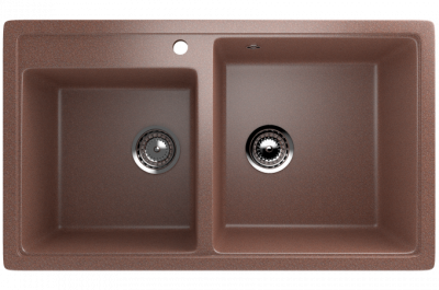 Каменная мойка ES-30-307 терракотовый EcoStone