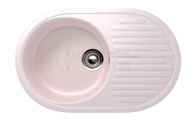 Каменная мойка ES-16-311 светло-розовый EcoStone