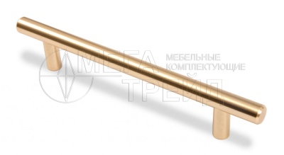 Ручка рейлинг 128мм  браш.сатин.зол RR002BSG.5/128 БОЯРД