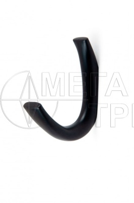 Мебельный крючок K206BL.10 (25) Чёрный матовый БОЯРД