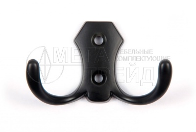 Мебельный крючок K203BL.2 (40) Чёрный матовый БОЯРД