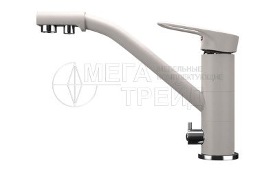 Кухонный смеситель 05-331 белый EcoStone