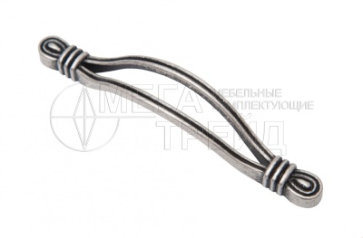 Мебельная ручка RS454BAZ.3/96 черн.старин.цинк 96мм БОЯРД