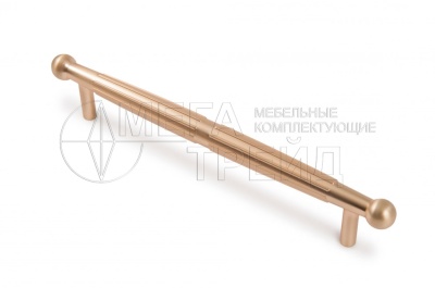 Мебельная ручка RS308MBSG.4/160 матовое брашированное сатиновое золото 160мм БОЯРД
