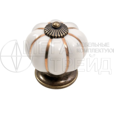 Ручка меб. кнопка RC055AB.3/W17 (40) Боярд