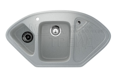 Каменная мойка ES-29-310 серый EcoStone