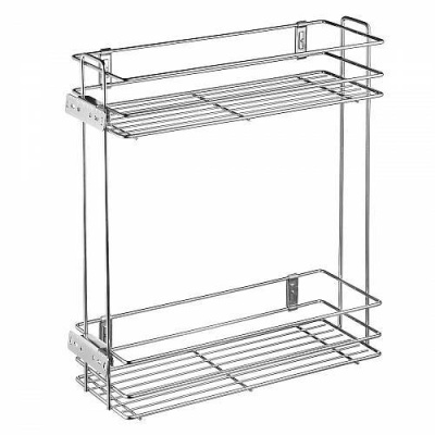 Корзина боковая Cargo "20" 2 уровневая б/направляющих,хром KO-2002-CR