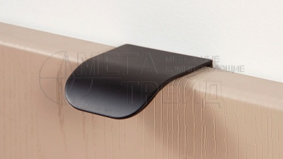 Ручка торцевая RT011BL.1/32 Черный матовый 32мм БОЯРД