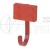 Крючок мебельный WM-BLOCK прямоугольник, красный GTV Крючок мебельный WM-BLOCK прямоугольник, красный GTV