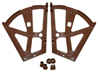 Механизм для двух обувных полок (коричневый)