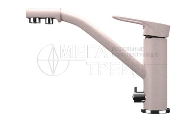 Кухонный смеситель 05-311 светло-розовый EcoStone