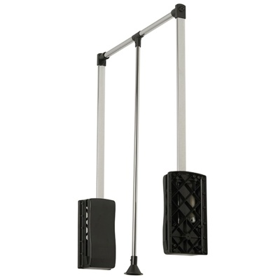 Пантограф 45/60 стальной с газ амортиз, черный PG-GA4560-20