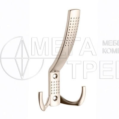 Крючок мебельный WZ-A0-К23-02 сатин - ЭКОНОМ GTV