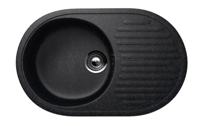 Каменная мойка ES-16-308 черный EcoStone Каменная мойка ES-16-308 черный EcoStone