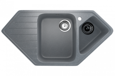 Каменная мойка ES-25-342 графитовый EcoStone