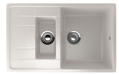 Каменная мойка ES-22-341 молочный EcoStone, ECOlogy STONE